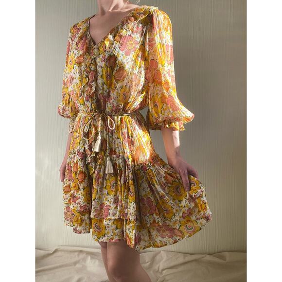 CLEOBELLA Audrey Floral Mini Dress in Lucia Print US SMALL NWT - Picture 1 of 13